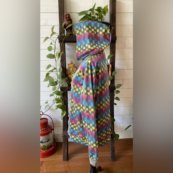 Fatally Pink: Colorful Pixelated Sweatshirt Hoodie - Picture 14 of 17